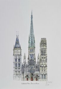 dorothee piatek edition art cathedrale rouen