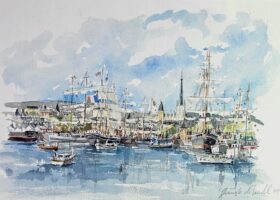 guenola sahut aquarelle armada rouen