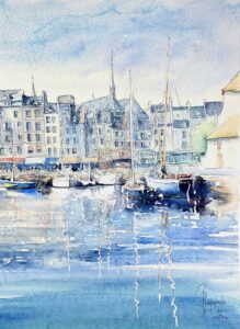 philippe vandenberghe aquarelle honfleur rouen