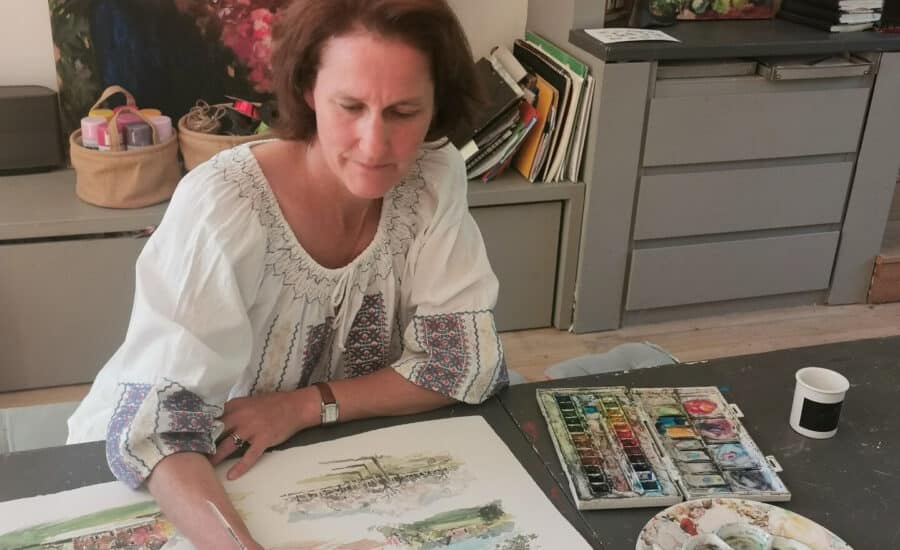 guenola sahut aquarelle rouen