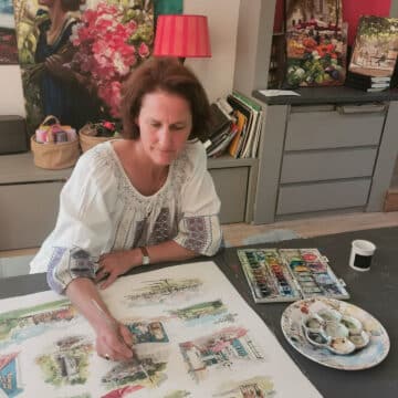 guenola sahut aquarelle rouen